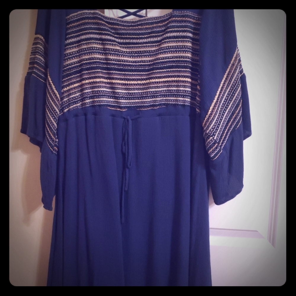 Blue Umgee Tunic Top